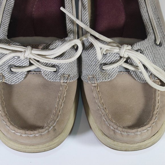 SPERRY Leather Boat Deck Shoe Topsider 7.5 - Picture 6 of 10